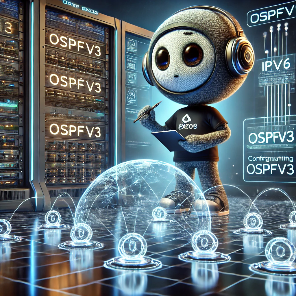 Exos - Laboratório de OSPFv3 como protocolo de roteamento dinâmico para IPv6